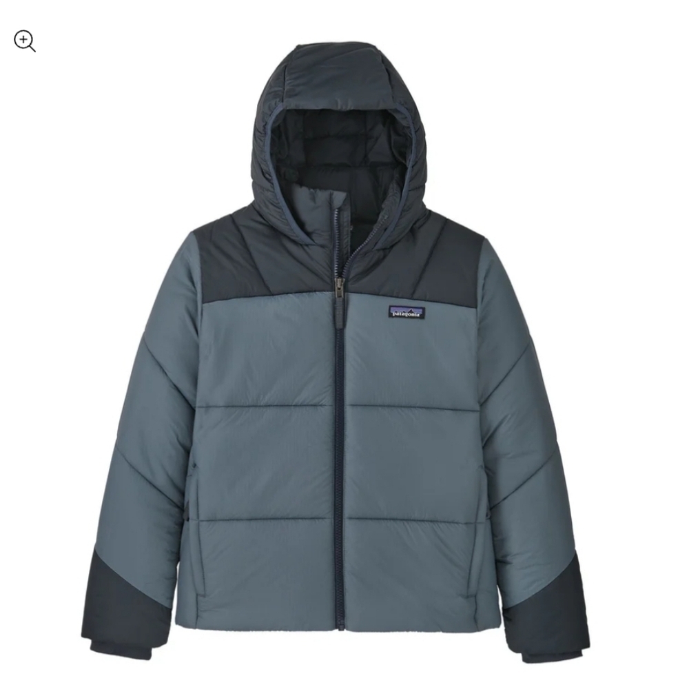 Patagonia Kids Two-Tone Gray Puffer Jacket